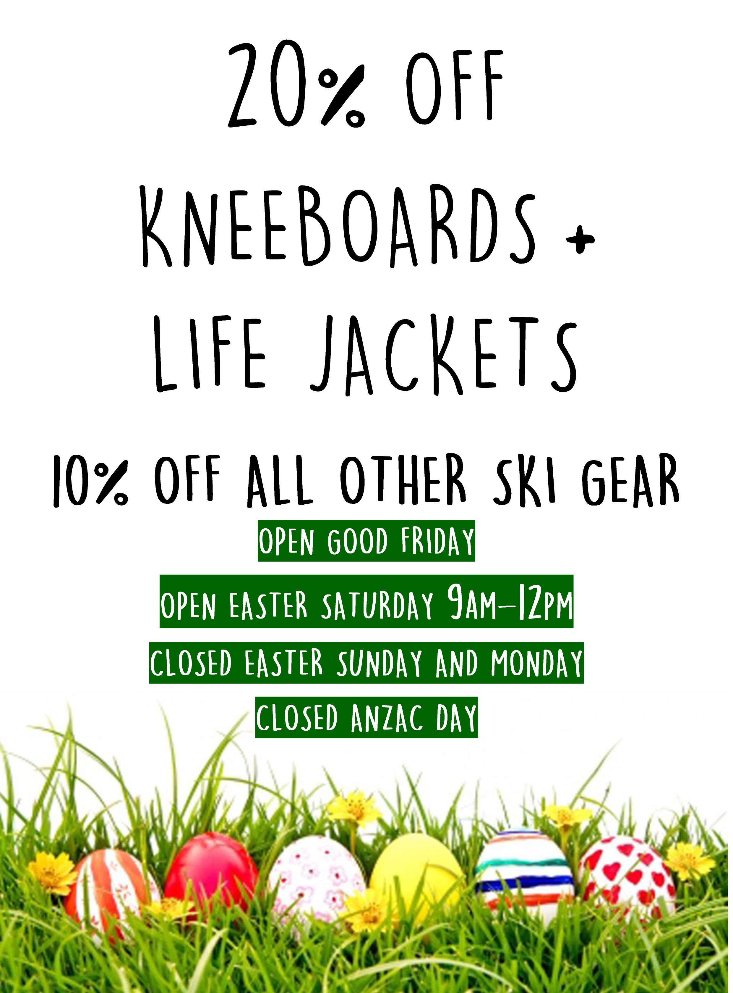 Easter Ski Gear Sales Continues!