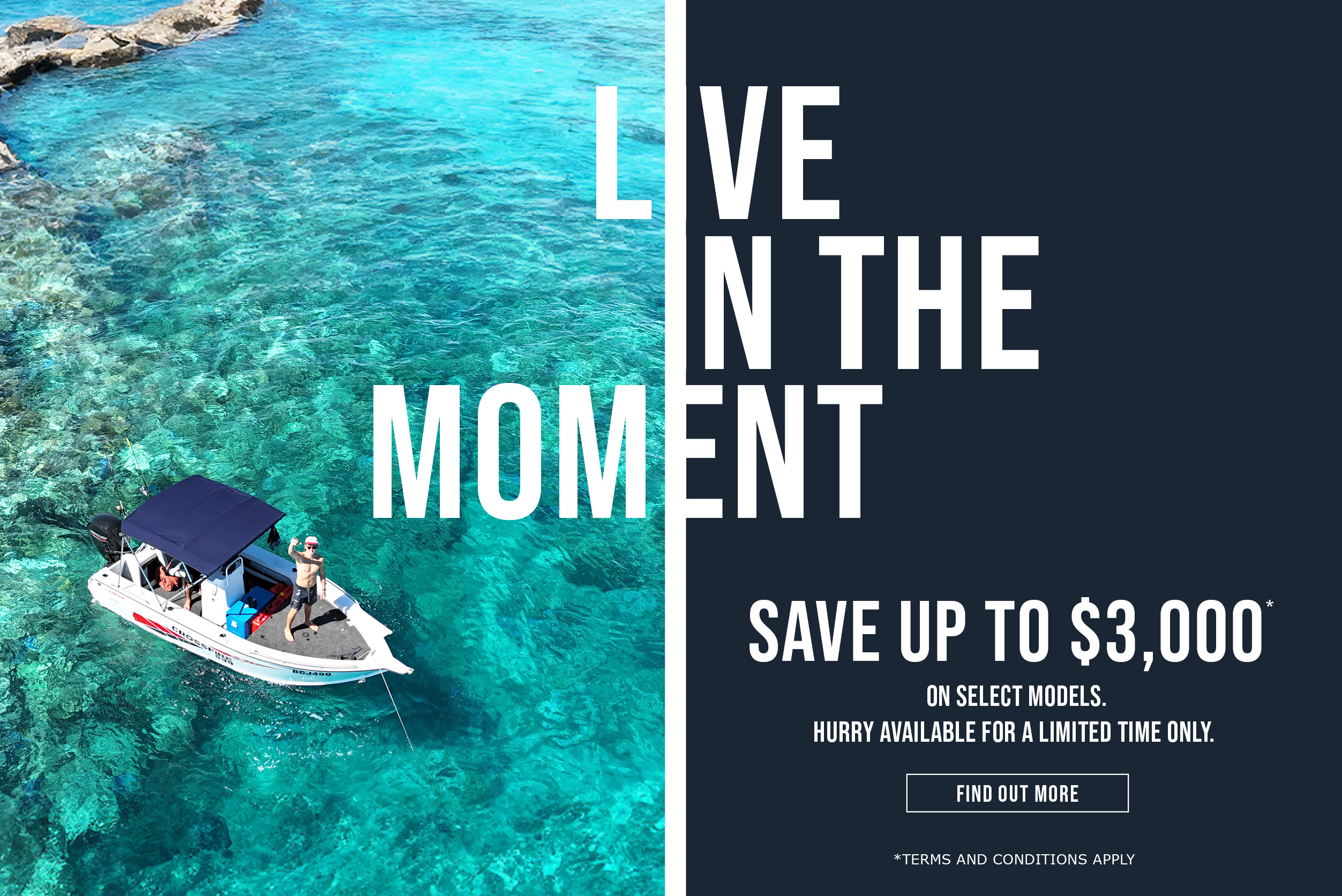 LIVE IN THE MOMENT-SAVE UP TO $3000