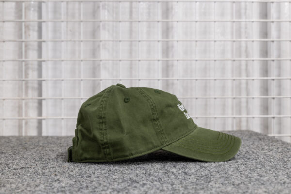 River Hair, Don't Care Washed Dad Cap – Bottle Green - Image 2
