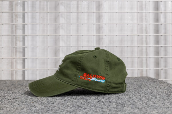 River Hair, Don't Care Washed Dad Cap – Bottle Green - Image 3