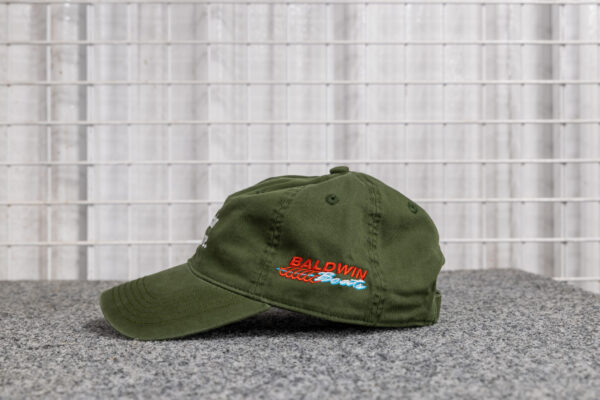 River Hair, Don't Care Washed Dad Cap – Bottle Green - Image 3