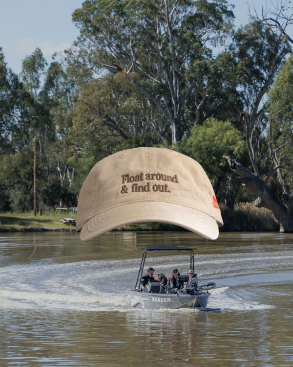 Float Around & Find Out Washed Dad Cap – Khaki - Image 2
